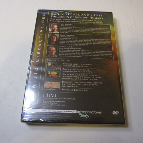 Bones, Stones, and Gems -- The Origin of Modern Humans -- Howard Hughes DVD New - Picture 2 of 2