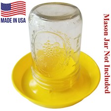 Pinnon Hatch Farms Yellow Chick Waterer 12 Pack - Mason Jar NOT Included