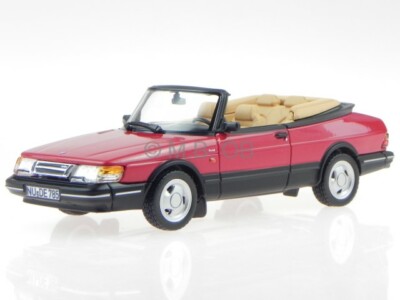 Saab 900 Cabriolet Monte Carlo rot 1991 diecast 1:43 PremiumX