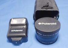 Polaroid 52-58mm Studio Series 2.2x Telephoto Lens W/ PL-ASF18 Slave Flash -USED