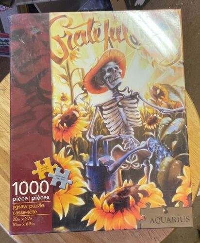 Grateful Dead Puzzle 1000 Pezzi Acquario Design Non Aperto di Rich Briffle Nuovo - Foto 2 di 6