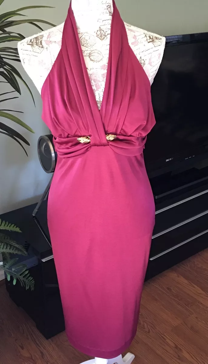 Roberto cavalli shop snake back dress