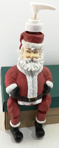 Weihnachtsmann Lotionspender - sitzt auf Regal oder Leiste sehr guter Zustand  - Bild 5 von 5