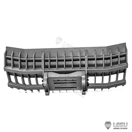 Cubo rastrillo pala topadora LESU 1/14 para cargador hidráulico RC AOUE MCL8 modelo de coche - Imagen 6 de 10