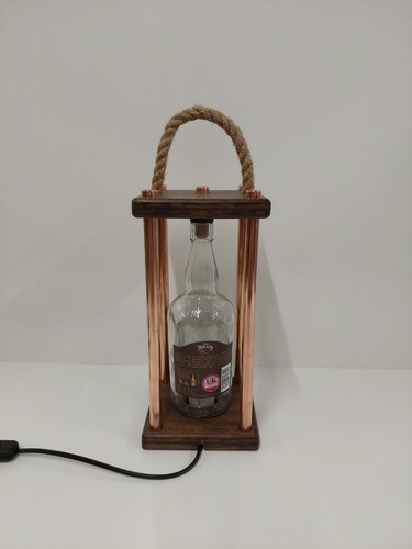 Red Leg bottle lamp 70cl - Picture 3 of 10