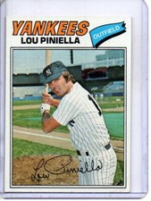 1977 TOPPS COMPLETE YOUR SET OR FAVORITE PLAYER 1-250