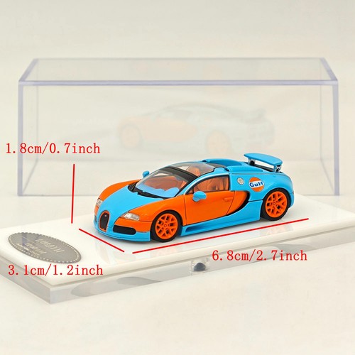 Mortal 1/64 Limited Veyron Super Sport Diecast Toy Car Model Ceramics Gulf Panda - Picture 3 of 8