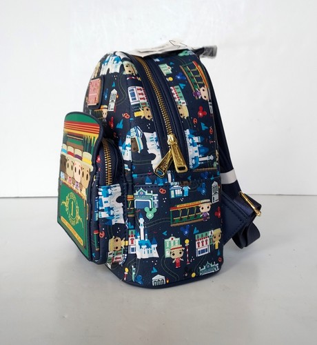 Disney Parks Dapper Dan Loungefly Mini Backpack Funko Pop Main Street USA NWT - Picture 5 of 9