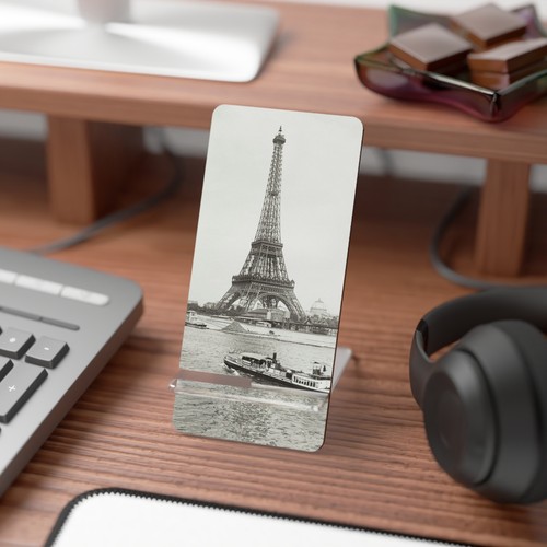 Paris Eiffel Tower Vintage Photo - Smartphone Stand - Cell Phone Holder - Photo 4 sur 6
