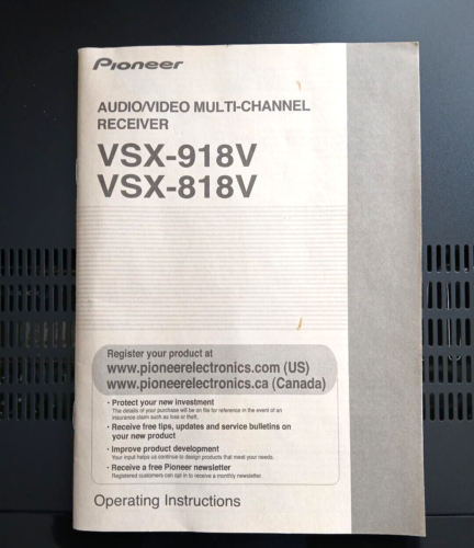 120W PIONEER VSX918V-K AM-FM Stereo Receiver Bundle & Remote - Picture 19 of 19