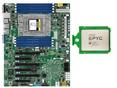 AMD EPYC 7402P+Supermicro H11SSL-i 24cores 48threads 2.8 GHz combo