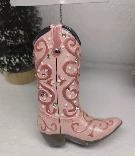 Target Wondershop Holiday Ornaments ROSA Stivali da cowboy cowgirl N - Foto 1 di 5