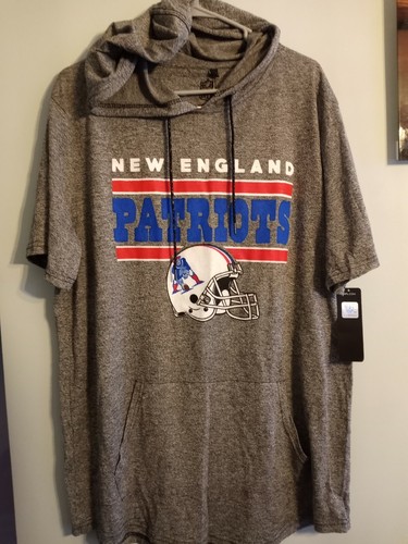 NEU New England Partiots Kurzarm Hoodie Herren L oder XL!! - Bild 1 von 4