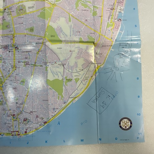 Lisbon Lisboa Folding Paper Map Guide OldPaperMaps - Picture 7 of 14