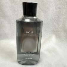 Bath  Body Works Noir Men's Collection 2 In 1 Hair  Body Wash 10 Fl Oz New