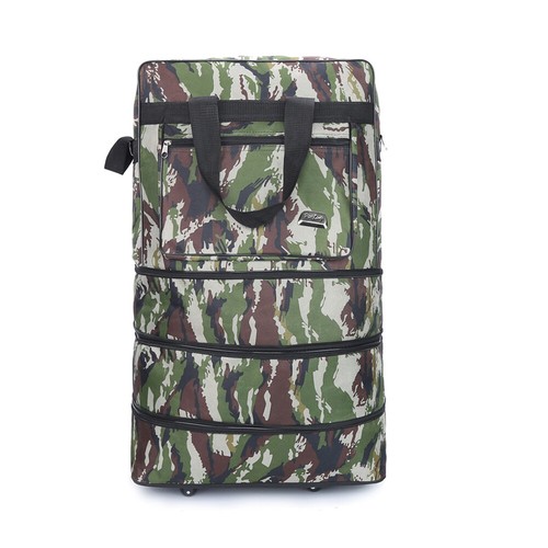 30" 32" 34" 42" Expandable Rolling Duffle Bag Wheeled Luggage Foldable Suitcase - Picture 14 of 24