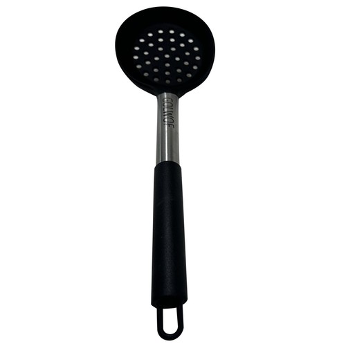 Espátulas de cocina antiadherentes GOLWOF de silicona sólida de 1 pieza negras - Imagen 4 de 7