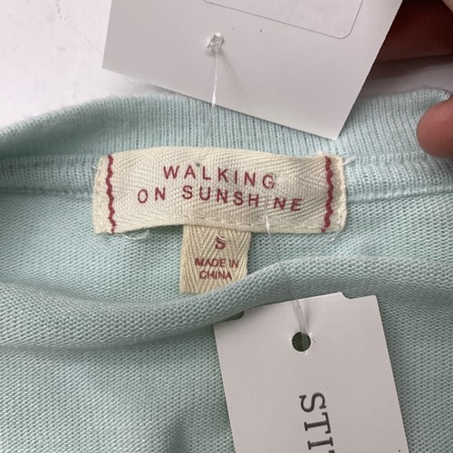 Walking on Sunshine Girls Blue Multicolor pullover Sweater Size Small - Picture 3 of 5