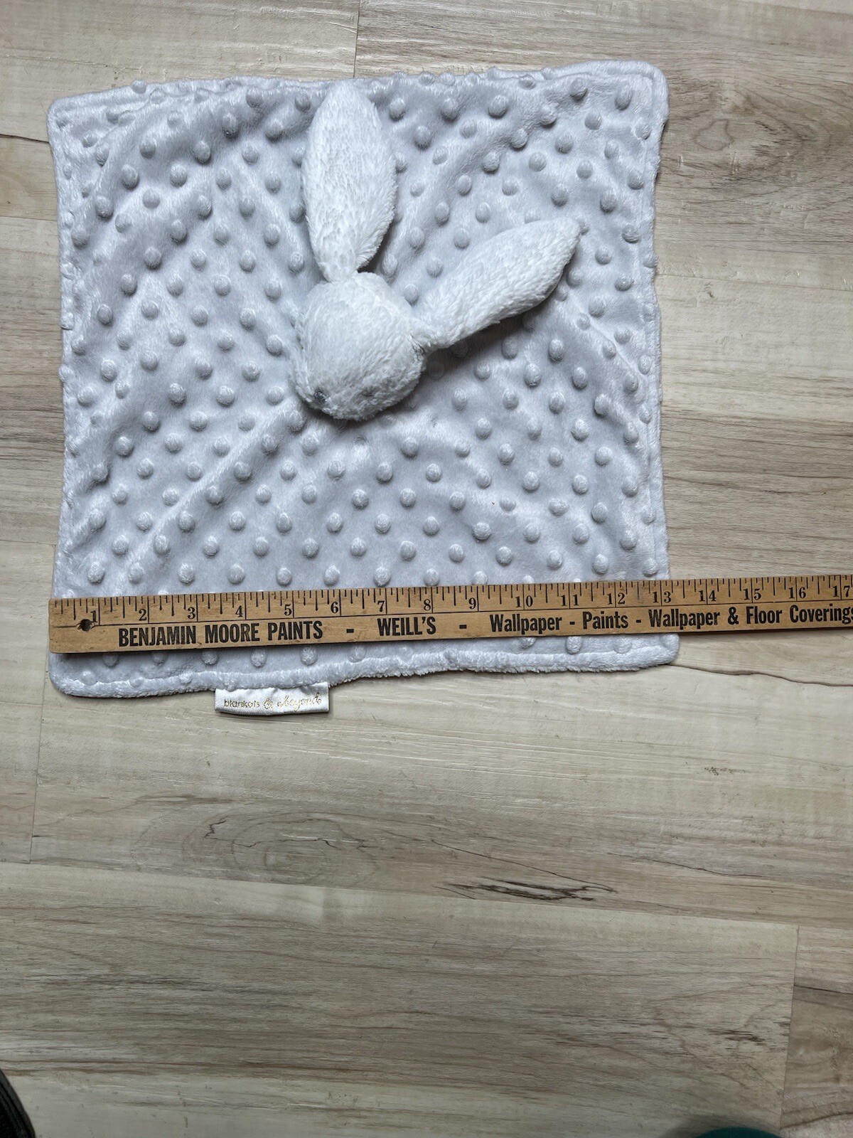 Blankets And Beyond Bunny Baby Lovey Security Blanket, 58 OFF