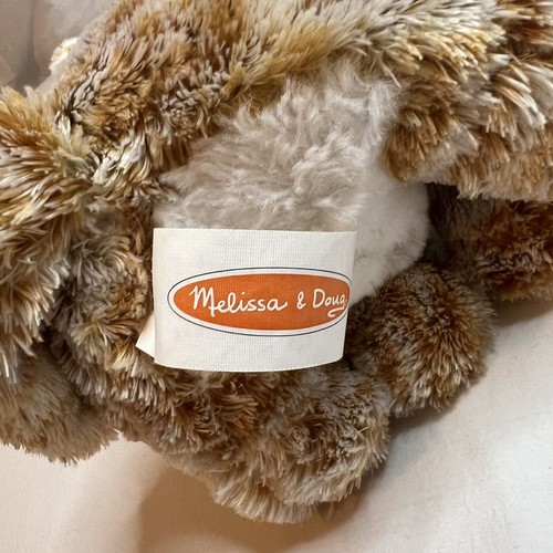 Melissa & Doug Kürbis orange Tabby Katze Plüschtier grüne Augen Stofftier Spielzeug 9 Zoll - Bild 6 von 9