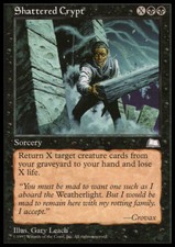 Magic the Gathering MTG Shattered Crypt (80) Weatherlight   LP