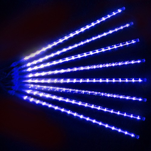 288 LED Solar Lights Meteor Shower Rain Tree String Light Outdoor Garden Party - Picture 24 of 37
