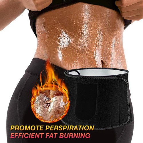 Women & Men Sport Girdle Stomach Wrap Belt Waist Trimmer Trainer Slimming Belt - Picture 12 of 13