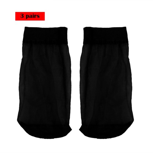 AU 3Pair Mens Thin Silk Sheer Short Mesh Over Ankle Stretchy Socks Stockings - Picture 24 of 45