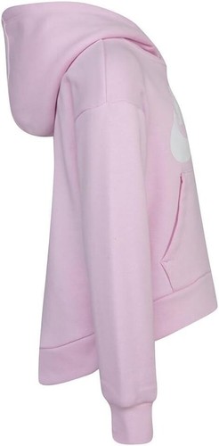Nike Girls Club Fleece Hi Low Hoodie Pullover (Little Kids) in Pink Foam Size 4 - Picture 4 of 8