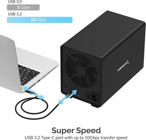 Effortless Data Management: 5-Bay SATA Docking Station with 10Gbps Transfer - Picture 9 of 10