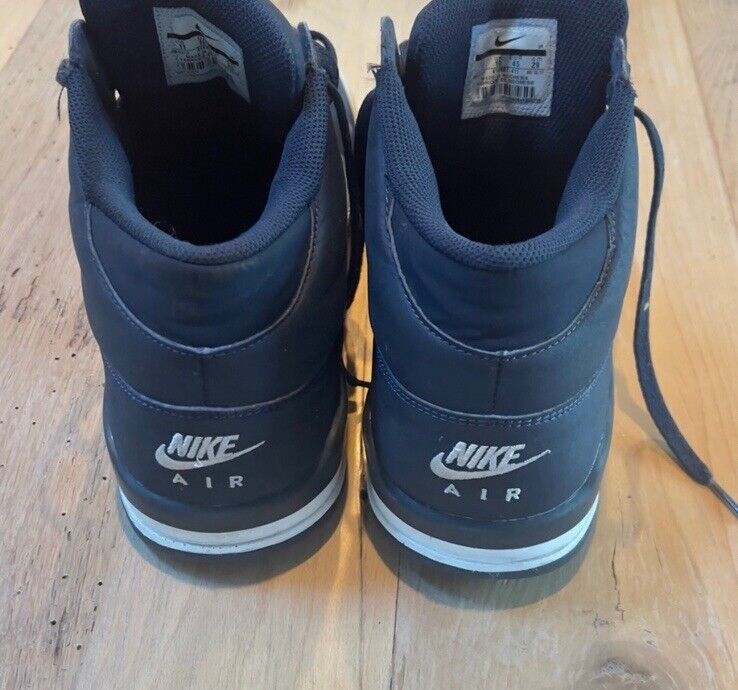 NIKE Air Flight Classic Shoes Hightop - Navy White 414967 NIKE Air Flight Classic Shoes Hightop - Navy White 414967