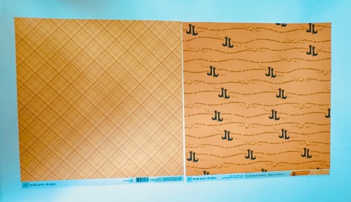 Heidi Grace Designs Halloween WORDS Double-sided 12x12 Scrapbook Paper Qty 2 - Picture 2 of 4