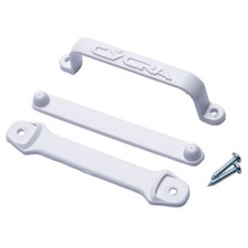 Cycra Stadium Number Plate Replacement Cable Guide White Motorcycle MX