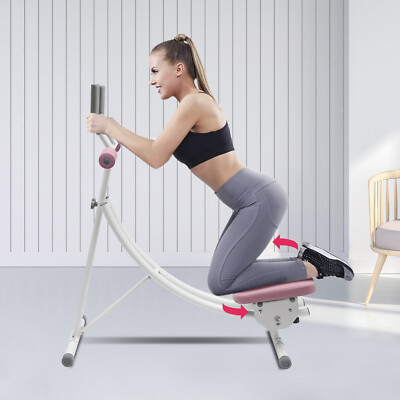 #ad #ad Ab Machine Coaster Abdominal Crunch Trainer fit Home Gym Core Workout Equipment $93.31