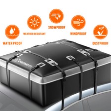 Deermoto Universal Roof Top Cargo Carrier Bag Waterproof Travel Luggage Storage