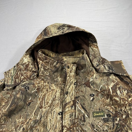Gamehide 3 in 1 Jacket Mens 4XL Mossy Oak Duck Blind Camo Puffer Hunting Shoot - Picture 3 of 22
