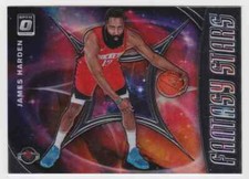 2019-2020 Donruss Optic Basketball, Fantasy Stars Insert, James Harden #11