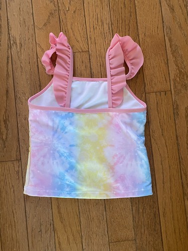 Disney Princess Tiana Tankini Top Swim Girls Size 6 - Picture 8 of 8