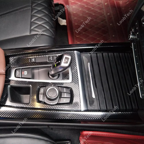 3D Carbon Fiber Sticker For BMW X5 F15 Interior Center Console Molding Decals - Picture 4 of 17