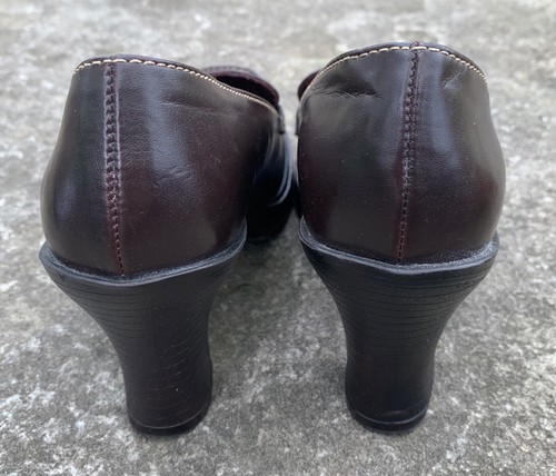 Mocasines MUDD vintage 90s 6.5 AGENT Plataforma Pumps Hebilla Chunky Heel Grunge Y2K - Imagen 8 de 9