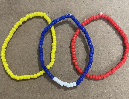 Set 3 Pulseras Venezuela Tricolor - Picture 2 of 2