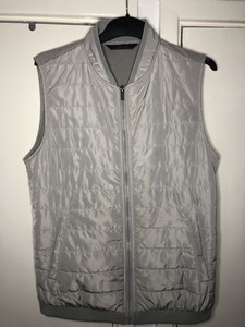 ZARA WOMAN NWT FW20//21 PEARL GRAY PADDED VEST GILET REF 3427//717