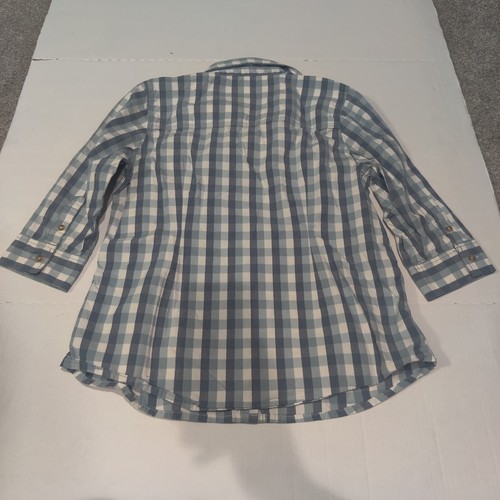 Carhartt Women's Plaid Button Up Size Large See Photos - Bild 6 von 6