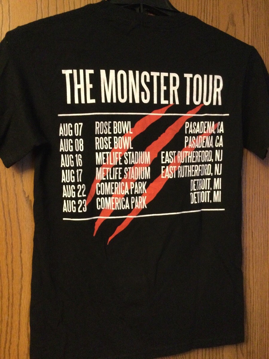 Eminem x Rihanna. - “The Monster Tour” - Black Shirt - S | eBay