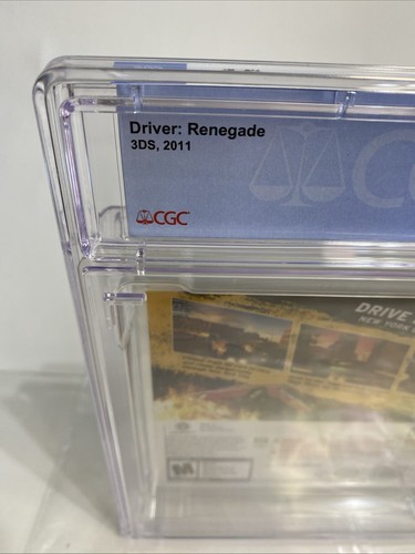 RARO SIGILLATO Driver Renegade POP 1 CGC 9.0 A+ NINTENDO 3DS, 2011 - Foto 6 di 10
