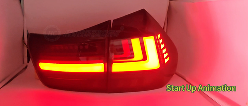 LED Tail Lights For Lexus RX 330 350 400h 2003-2009 Rear Lamp Sequential 1 Pair - Video 1 von 1