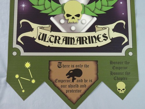 Wargame Style Ultramarine 4th Co pequeño banner de B.A.S Gaming - Imagen 3 de 3