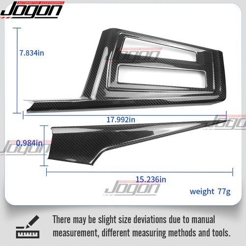 Golf R GTI S Real Carbon AT Console Gear Panel Bezel For VW GOLF 8 MK8 2021-2025 - Picture 4 of 14