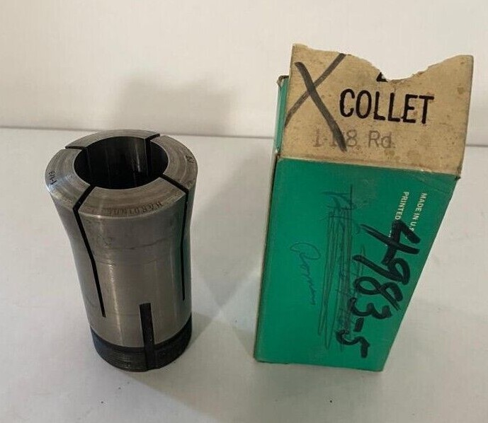 (1) New CNC Hardinge 2J Lathe Mill ROUND Spring Collet Size 11/8 Free