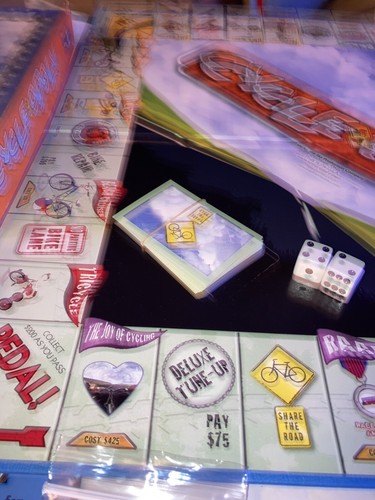 Cycle-opoly Cycling Game Board Late For The Sky Property Trading Game - Picture 4 of 11
